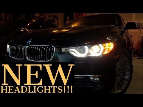 BMW F30 Headlight Swap & Bumper Removal