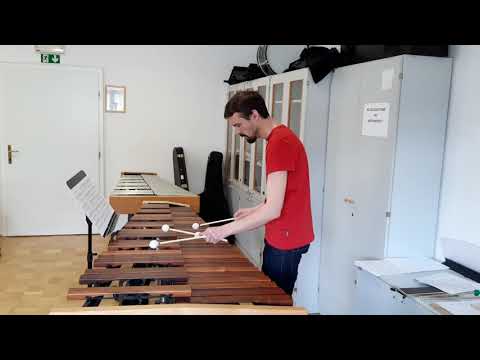 Practicing marimba #5 - Mark Ford - Bonnie Brae
