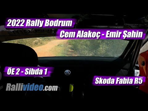 INCAR // 2022 Rally Bodrum / Cem Alakoç - Emir Şahin / ÖE 2 Sibda 1 / Skoda Fabia R5