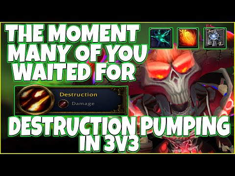 The Moment Many Of You Waited For! Destruction Warlock Pumping Damage - Shadow Rift + Ice Wall Combo
