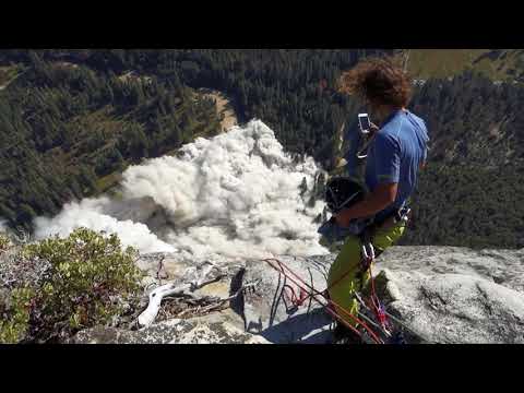 HUGE ROCKFALL #2 El Capitan Yosemite - original raw unedited