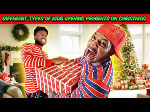 Different types of Kids opening presents on Christmas | Part 2