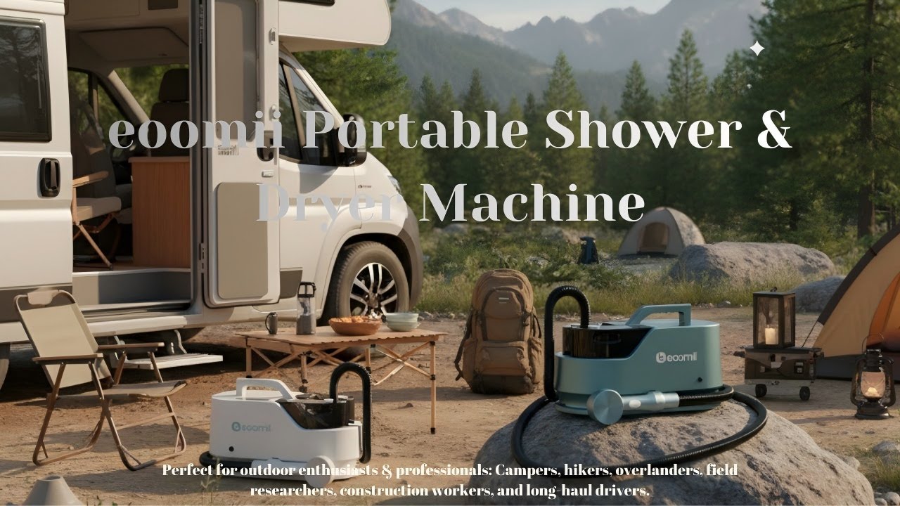 eoomii Portable Shower & Dryer Machine Perfect for Camping