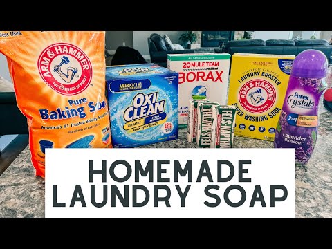 HOMEMADE LAUNDRY DETERGENT || Cost effective || Lasts for a year || Easy recipe