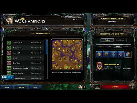 Happy's stream 5th March 2022 Battle.net - w3champions Часть 2