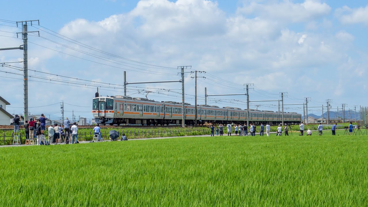 【ラストラン】311系 　岐阜－木曽川通過