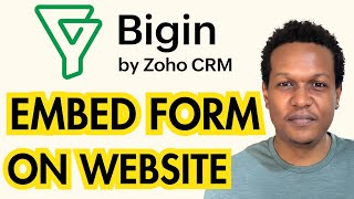 HOW TO EMBED ZOHO BIGIN FORM ON WEBSITE