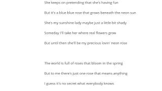 Ferlin Husky   Neon Rose Şarkı Sözü