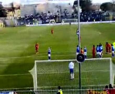 Ravenna Brescia punizione pericolosa