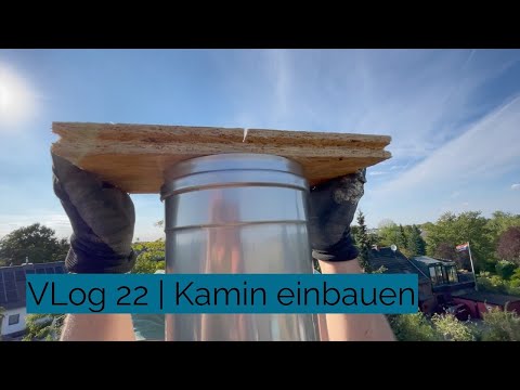 VLog 22 Einwandigen Edelstahlkamin in den alten Kaminschacht einziehen