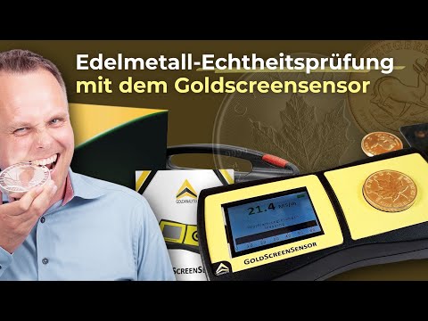 Der Goldscreensensor: Ist mein Edelmetall wirklich echt?