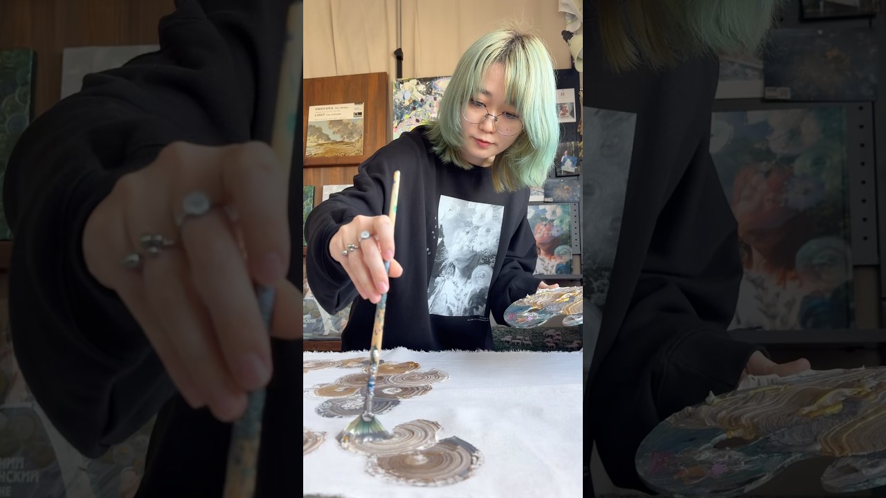 売れた絵を、丁寧に送る。また、今日から3日間限定で、受注オーダーが始まりました。#アート #抽象画