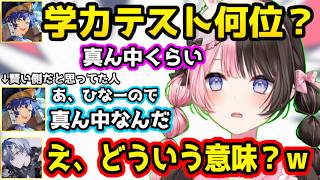 ぶいすぽっ！学力テストについて聞かれ、自分のイメージが心配になる橘ひなの、過去に自分が言われたセリフをアステル・レダに浴びせる小柳ロウ【APEX/切り抜き】