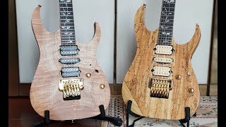 Video thumbnail for Ibanez J Custom Shootout - RG8570ZXX vs RG8570SP NT by jem555bkk