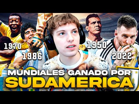 DAVOO XENEIZE REACCIONA A TODOS LOS MUNDIALES GANADOS POR SUDAMERICA: BRASIL, ARGENTINA y URUGUAY