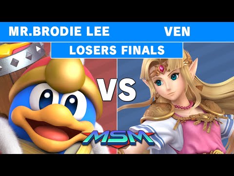 MSM Online 23 - Mr.Brodie Lee (DDD) Vs. Ven (Zelda) Losers Finals - Smash Ultimate