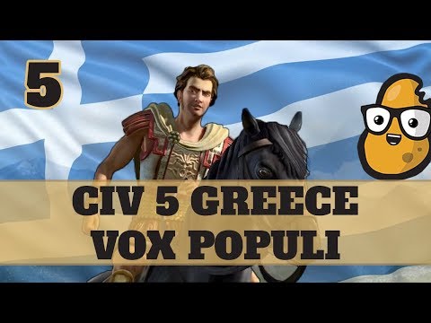 Civ 5 Vox Populi Greece Ep. 5 - Let's Play Civ 5 Greece Vox Populi Mod