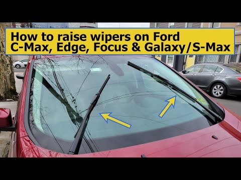 How to put wipers up to clean/replace on Ford C-Max, Edge, Focus, Galaxy and S-Max