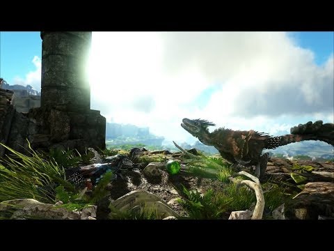 ARK  Survival Evolved - Gathering Deinonychus Eggs looking for High level ones