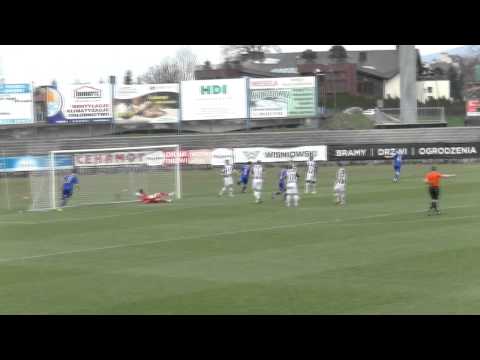 Bramka z meczu Sandecja Nowy Sącz - Wisła Płock (0:1)