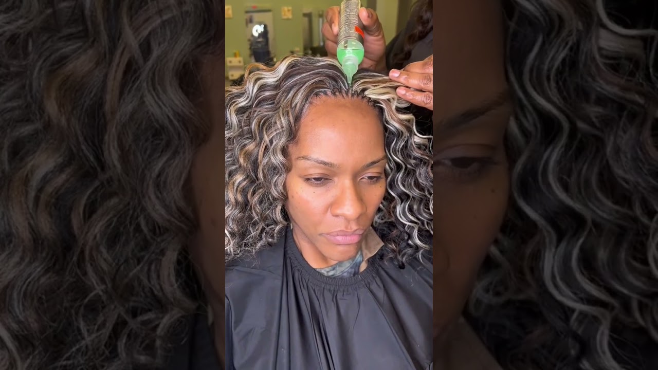 Tree Braids with a mixture of four colors #shorts #treebraids #braids