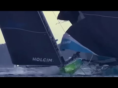 Vittorio d'Albertas (English Subtitles) Explains the CRASH At The Start of the Ocean Race in Kiel