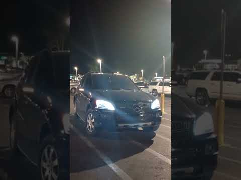 Gang stalker in Mercedes Benz