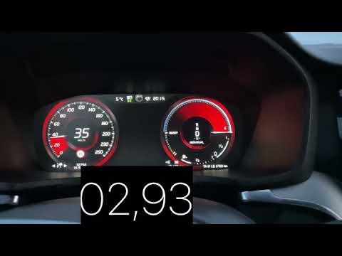 Volvo V60 electric mode ⚡️ 0-100km/h