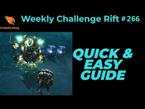 Diablo 3: NA Challenge Rift #266 - Quick & Easy Guide - Maps & Everything you need for a quick time!