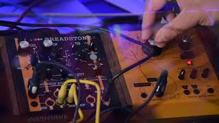 Video thumbnail for Treadstone synth running through Dr Strangelove RingMod/Echo by Analogue Solutions