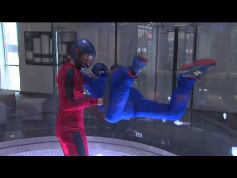 MAN FLYING! iFLY INDOOR SKYDIVING CHICAGO!