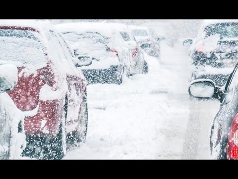 Drive in Belgrade, Serbia 🇷🇸 on a snowy day. Raw footage, no editing, no voiceover.