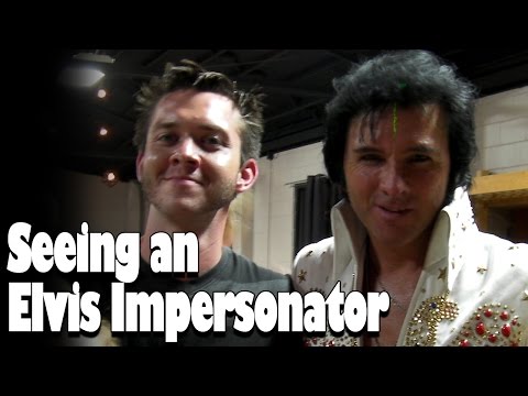 Out On A Walk:  Seeing An Elvis Impersonator