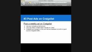 San Jose Seo Weekly (Focus On Craigslist)
