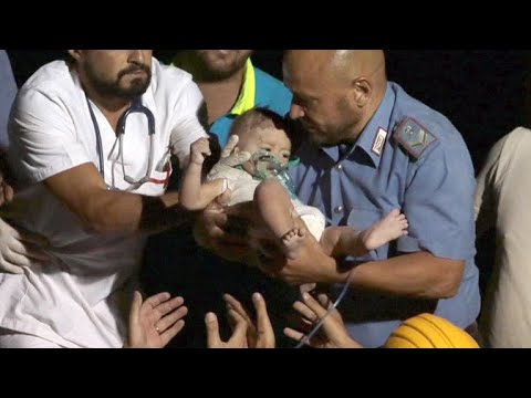 3 brothers rescued after being trapped in quake rubble