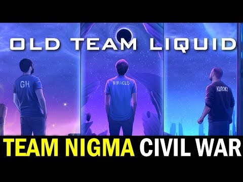 MIRACLE GH KUROKY New Team TEAM NIGMA + Team VP Civil War Dota 2