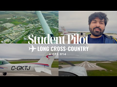 Life as a Student Pilot in Canada | Long Cross-Country | Harvs Air