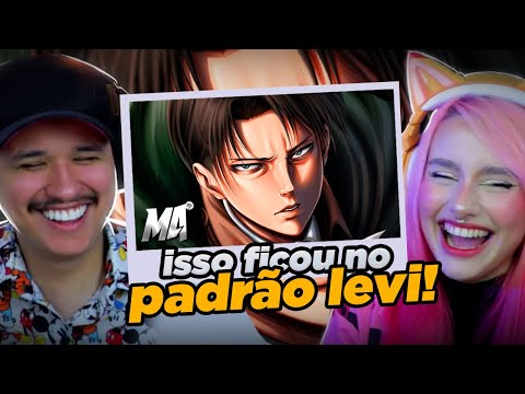 REACT COM SPOILERS de Levi  "Capitão" | M4rkim (RAP 7)