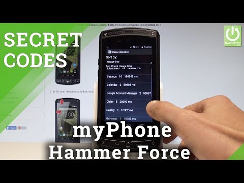 Secret Codes myPhone Hammer Force - Tips & Tricks / Hidden Mode |HardReset.info