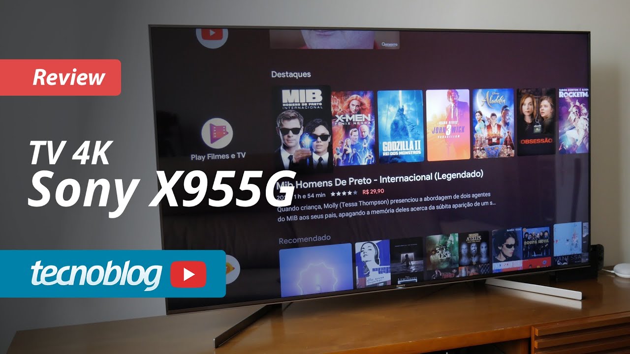 TV 4K Sony X955G - Review Tecnoblog