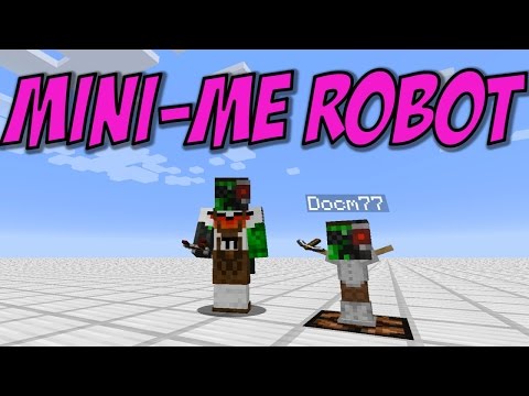 Mind-Blowing Minecraft Robot: Animated Armor Mini-Me!
