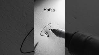 Download lagu Hafsa name signature....#signature #youtube #viralvideo mp3