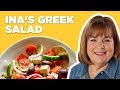 Barefoot Contessa Makes a Greek Salad | Barefoot Contessa | Food Network