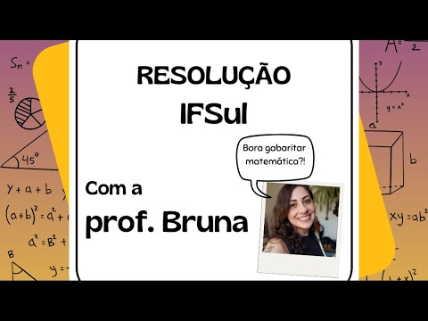 Resolução QUESTÃO 11 – Prova IFSul 2024/verão