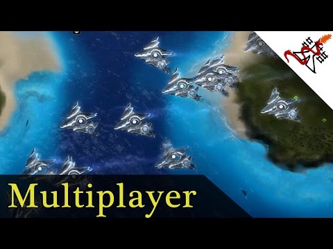 Supreme Commmander Forged Alliance - 6P Amazing Multiplayer MASSIVE Combat Gameplay