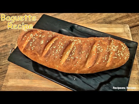French Bread Loaf Recipe - Baguette Recipe