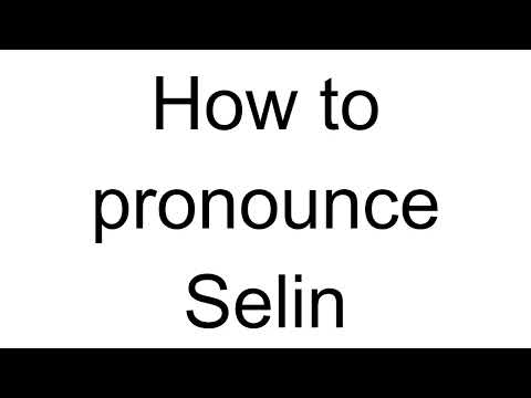How to Pronounce Selin (Turkish)