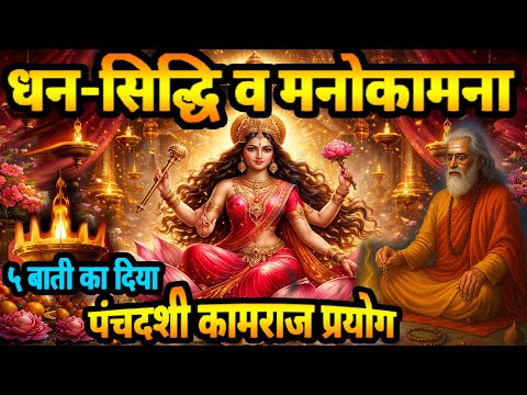 🌙 Panchdashi Kamraj Trick | 5 Bati Diya se Wealth & Wish Power 🔮 #divyayogaashram