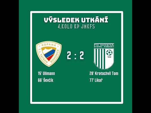 TJ Tatran Bohunice : FC Dosta Bystrc – Kníničky 2:2 (1:1)