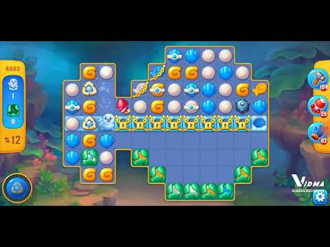 Fishdom. 4863 level no boosters and diamonds